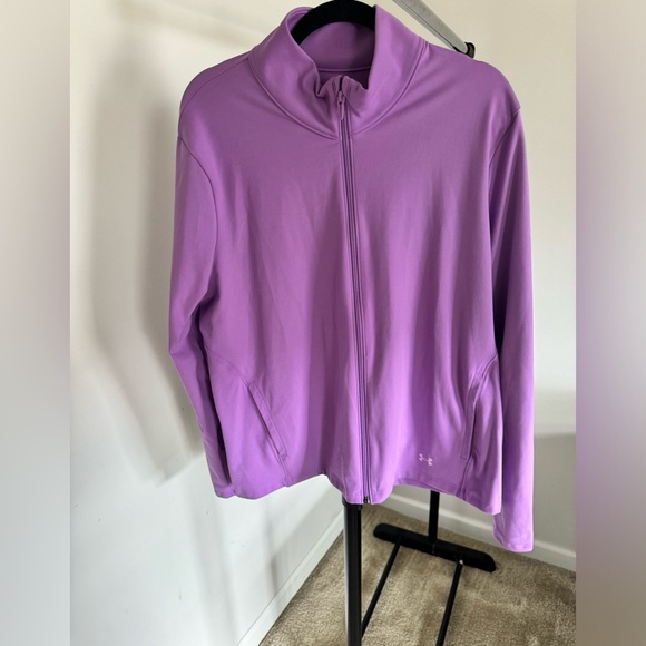 Under Armour Women's Fitted Motion Jacket Purple - Picture 3 of 9